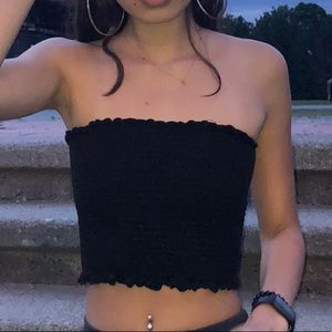 fashion nova ruched tube top